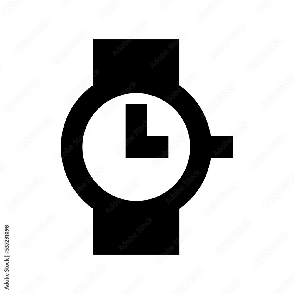 Wristwatch Flat Vector Icon Wristwatch Flat Vector Icon