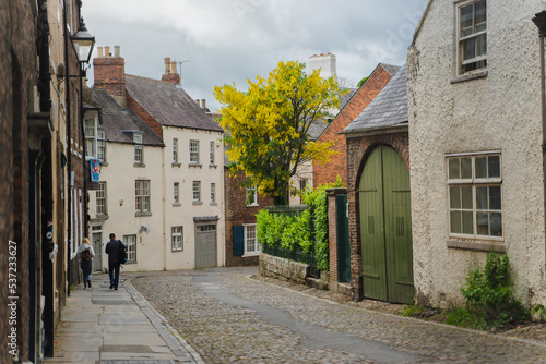 Street In A Center Of Historic Town Durham In North East England © Natalia