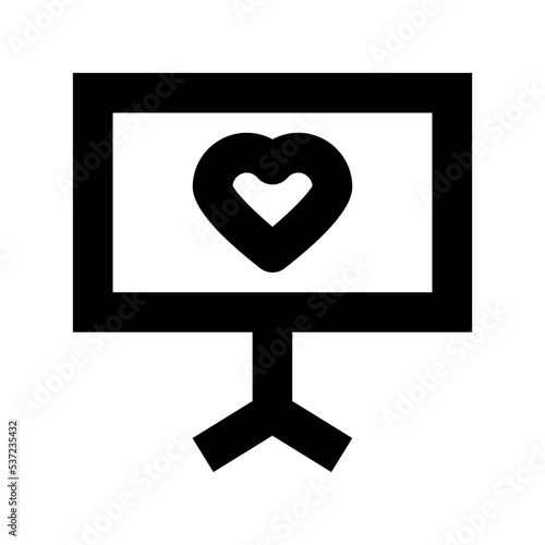 Love Chatting Flat Vector Icon