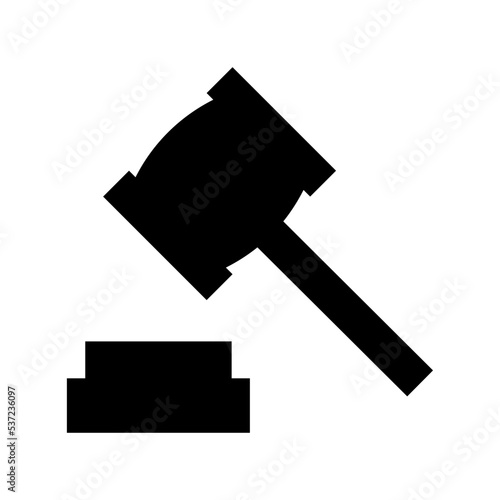 Auction Flat Vector Icon