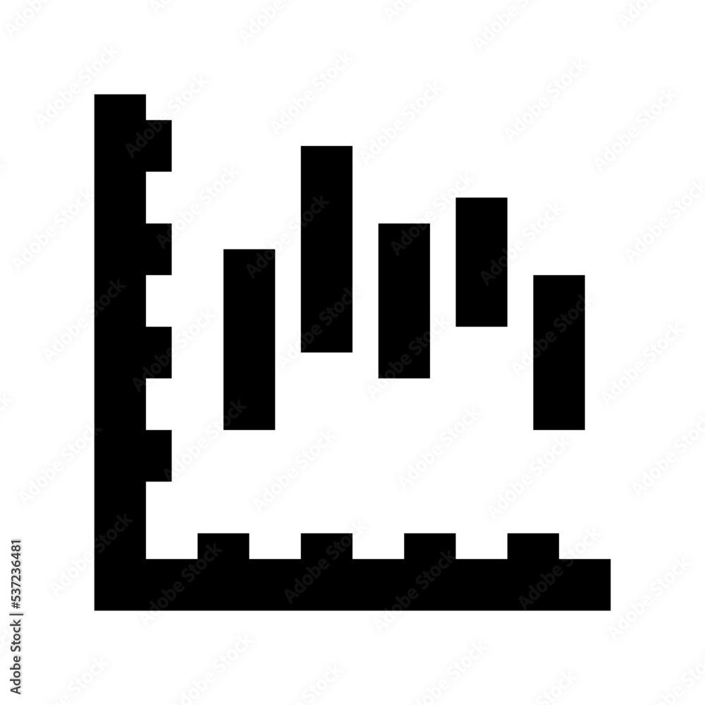 Bar Graph Flat Vector Icon Bar Graph Flat Vector Icon