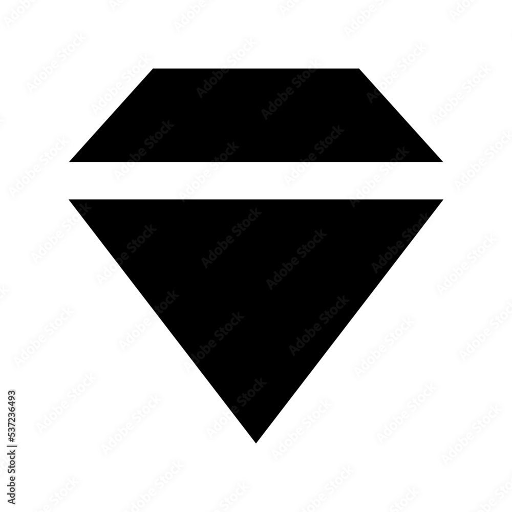 Diamond Flat Vector Icon Diamond Flat Vector Icon