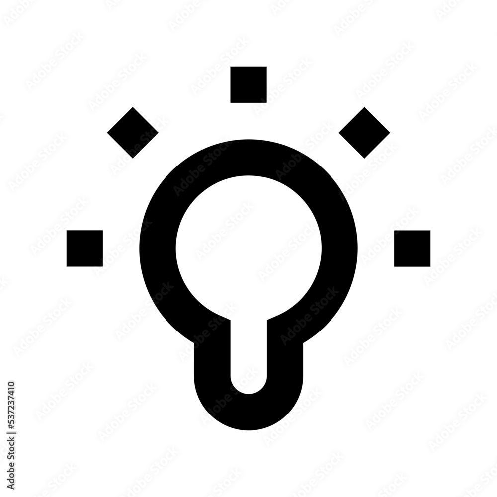 Bulb Flat Vector Icon Bulb Flat Vector Icon