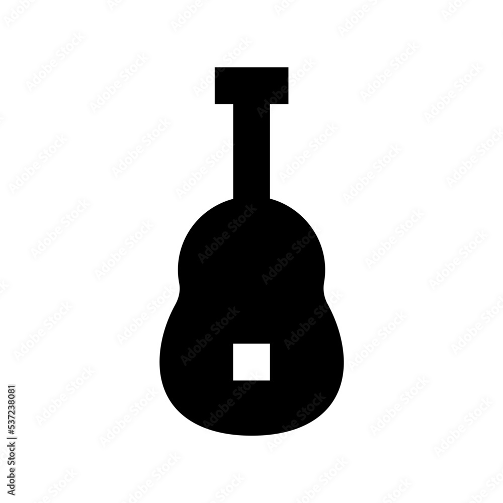 Guitar Flat Vector Icon Guitar Flat Vector Icon