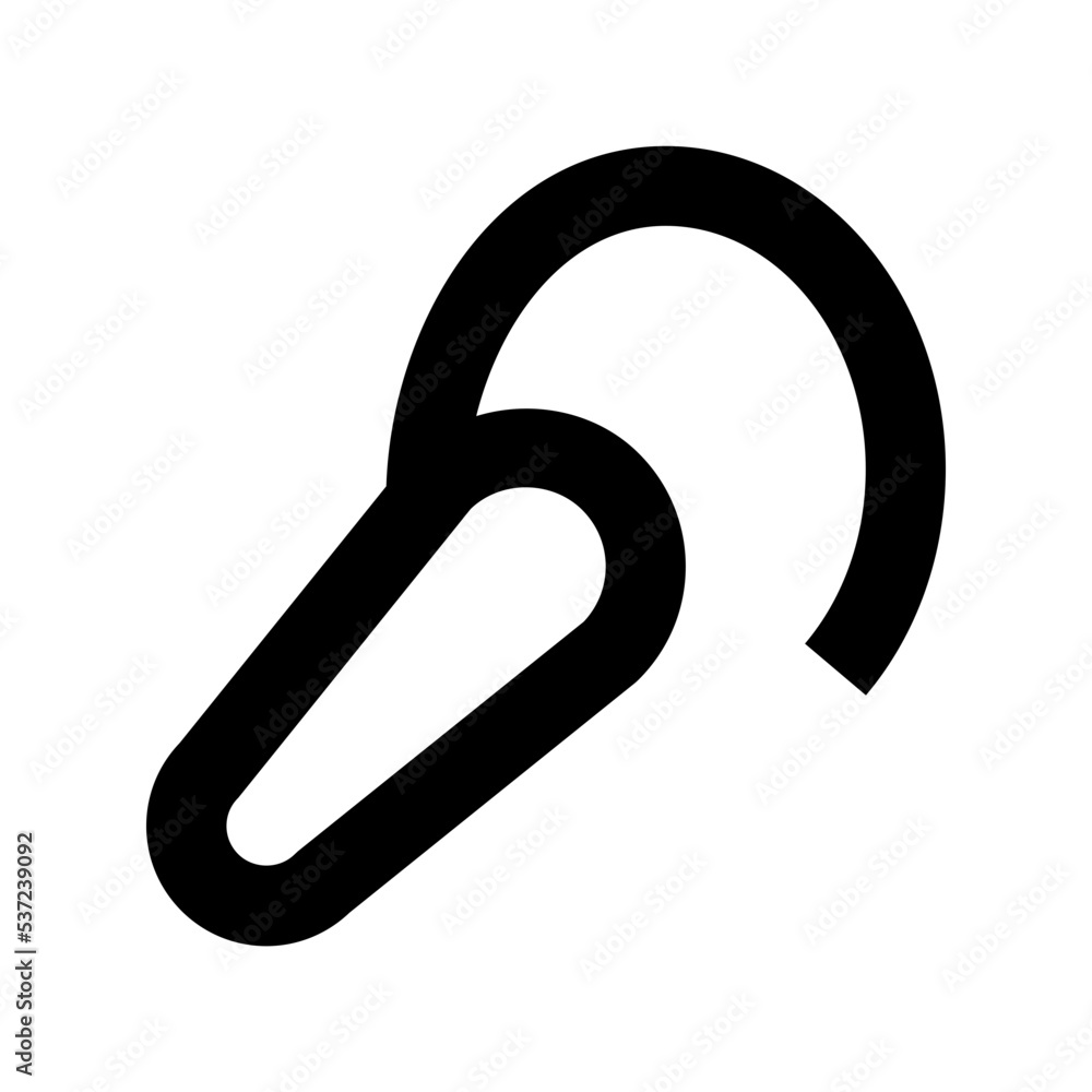Bluetooth Headset Flat Vector Icon Bluetooth Headset Flat Vector Icon