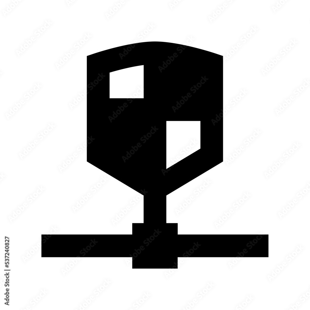 Secure Network Flat Vector Icon Secure Network Flat Vector Icon