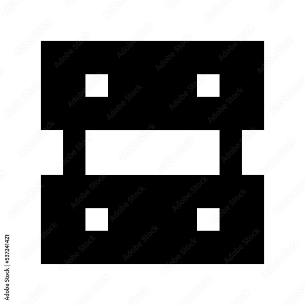 Mainframe Flat Vector Icon Mainframe Flat Vector Icon