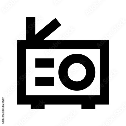 Radio Flat Vector Icon