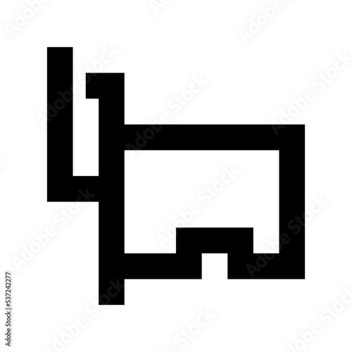 Lan Card Flat Vector Icon