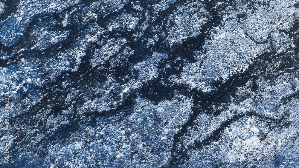 Naklejka premium Blue Rough Stone Granite Texture background.