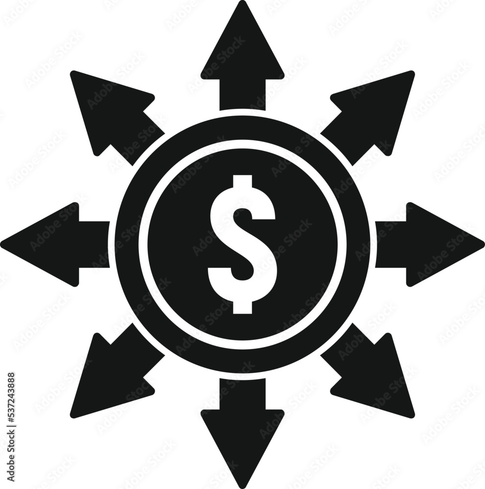 Send global money icon simple vector. Transfer cash. Mobile online Send global money icon simple vector. Transfer cash. Mobile online