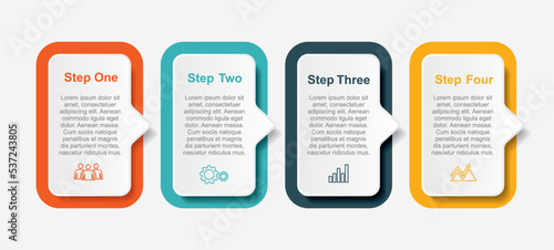 Infographic design template with place for your data. Vector illustration.