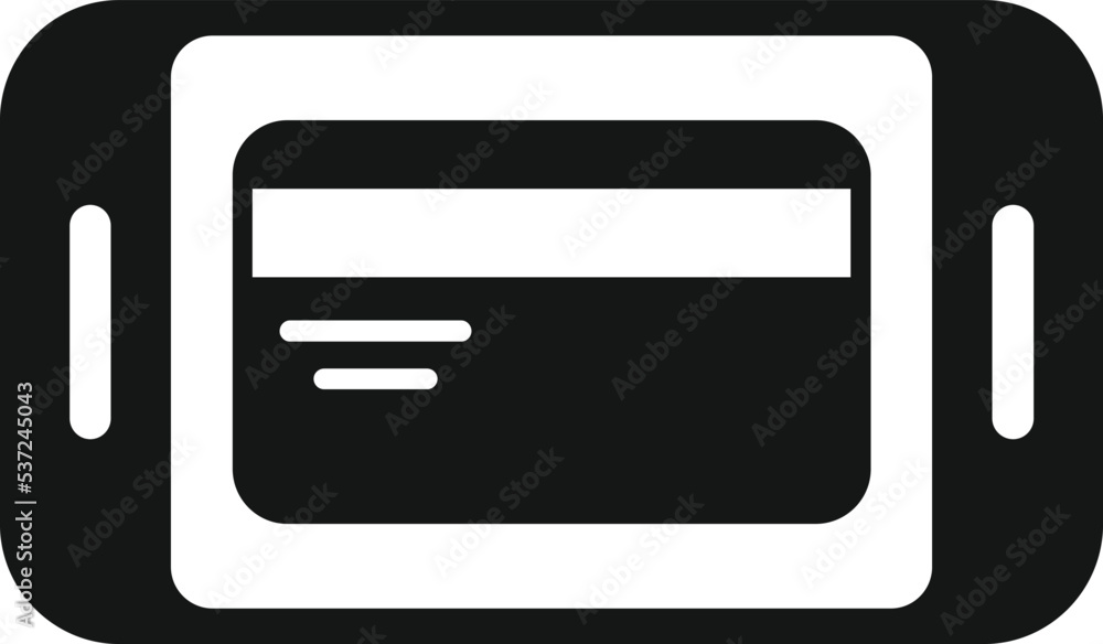 Online credit card icon simple vector. Payment cash. Business pay Online credit card icon simple vector. Payment cash. Business pay