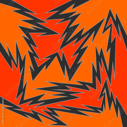 Abstract background with gradient sharp and spike pattern