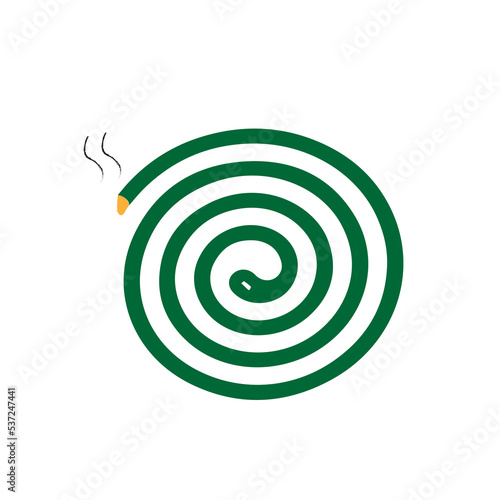 mosquito coils icon vector illustration