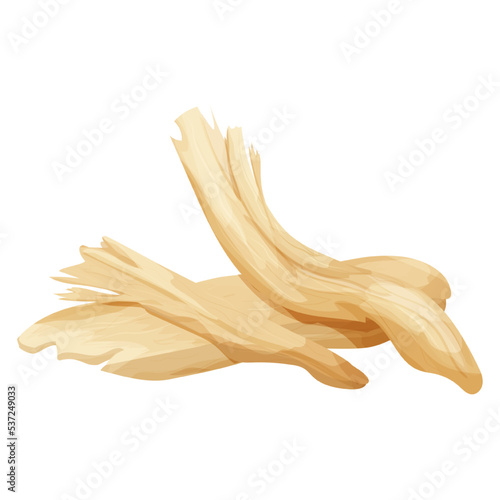 Set of pieces chicken meat, chopped, shredded detailed isolated on white background. Ingredient in portion.