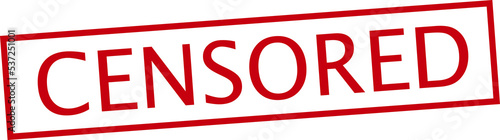 Obraz na plátně Pixel censored signs. Censor bar concept. Censorship rectangle.