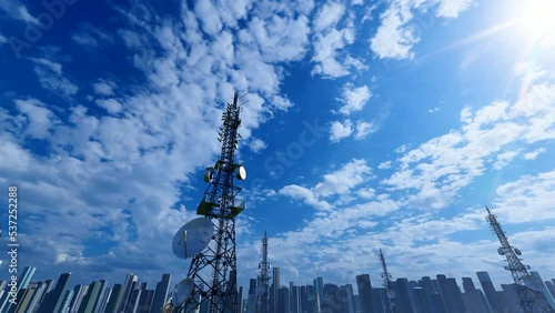  Smart cities and 5g satellite radar base stations