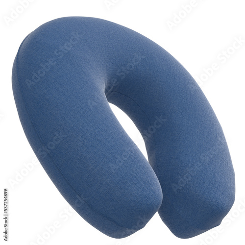 3d rendering illustration of a neck pillow