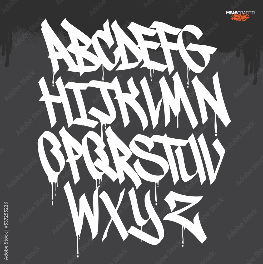 Graffiti art alphabet for multipurpose needs Graffiti art alphabet for multipurpose needs