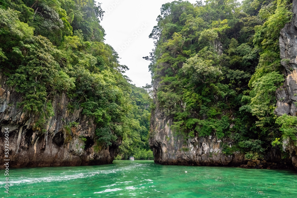 Tropical group of islands on tourist travel tour in Thailand Tropical group of islands on tourist travel tour in Thailand