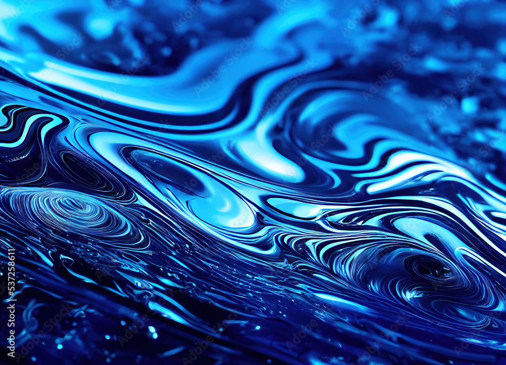 Background with blue water shapes Background with blue water shapes