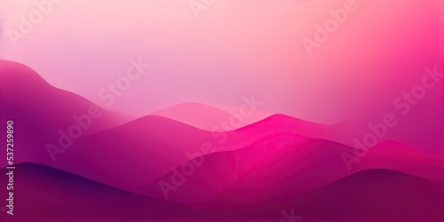 mountains in pink on an abstract blurry backdrop