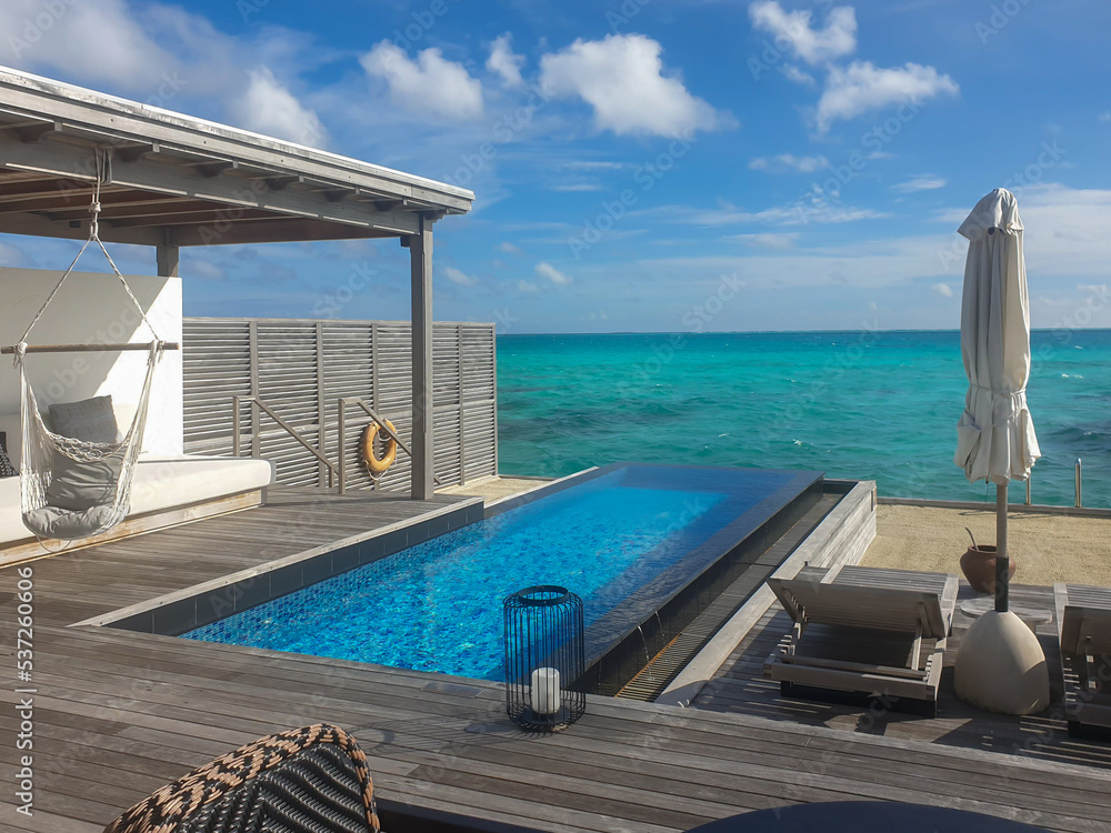 Fototapeta premium Bungalow in the Maldives