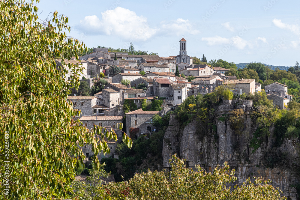 the village of Balazuc, in the French department of Ardeche