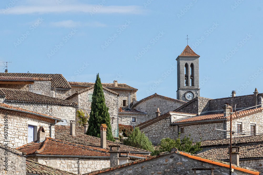 the village of Balazuc, in the French department of Ardeche