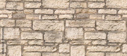 Old stone wall texture, UK. Seamless repeating pattern