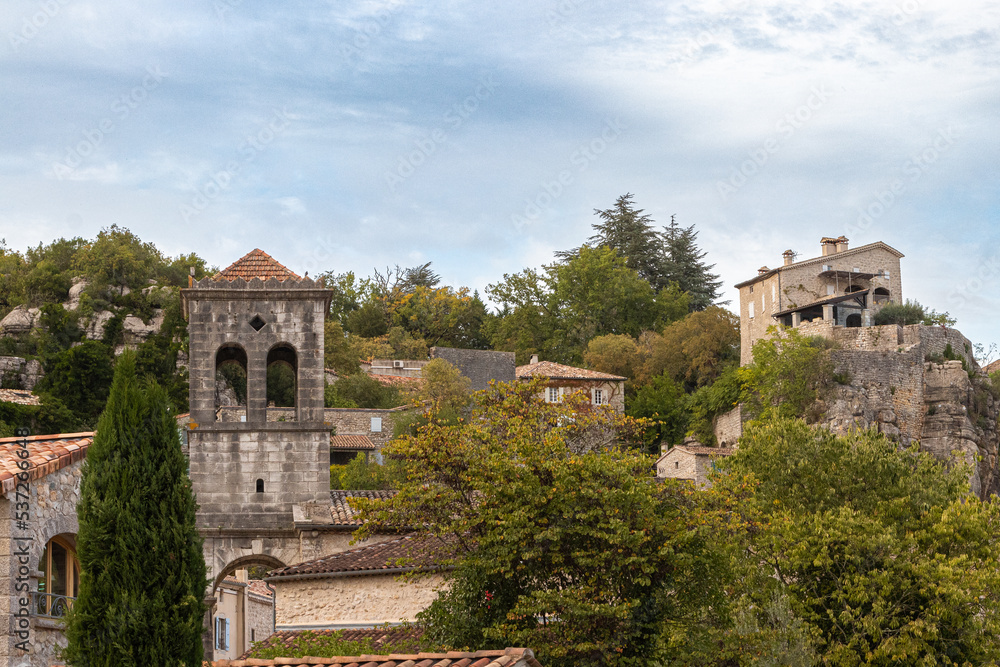 the village of Labeaume, in the French department of Ardeche