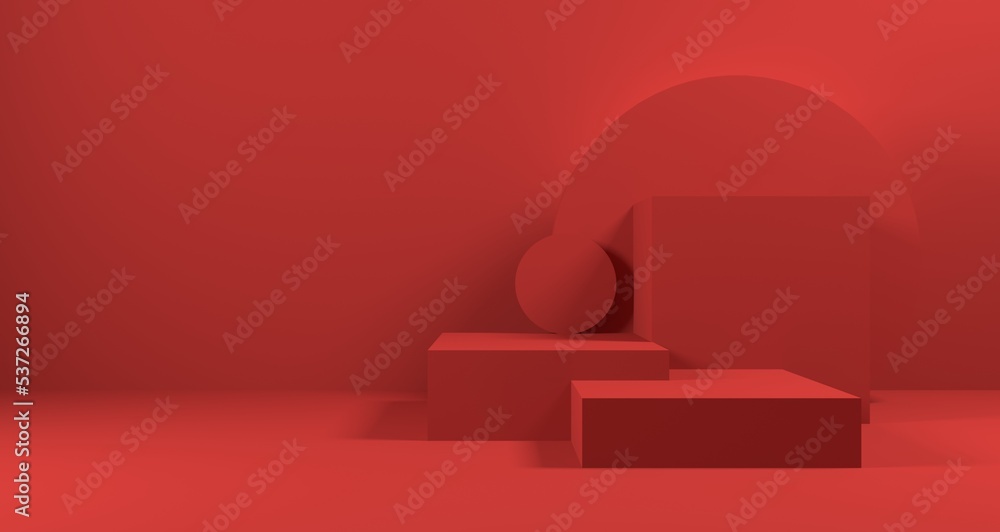 3D Podium for product showcase background illustration 3D Podium for product showcase background illustration