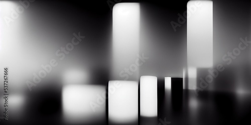 colorless gradient background with blurred black stripes