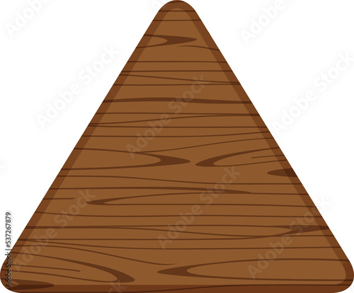 wooden board triangle shape  wood plank triangle shape  wooden sign