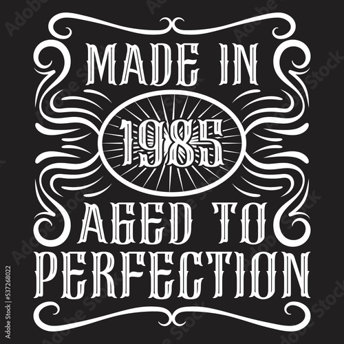 Vintage Birthday  t shirt design with Birthday elements or Hand drawn Birthday typography design
