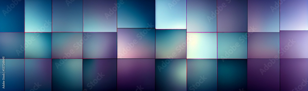 Blue, purple and turquoise banner background, digital graphic resource