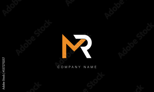 MR, RM Abstract Letters Logo Monogram