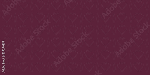 red heart Geometric pattern and background
