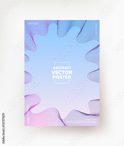 Minimalistic background with laconic lines in pastel colors.