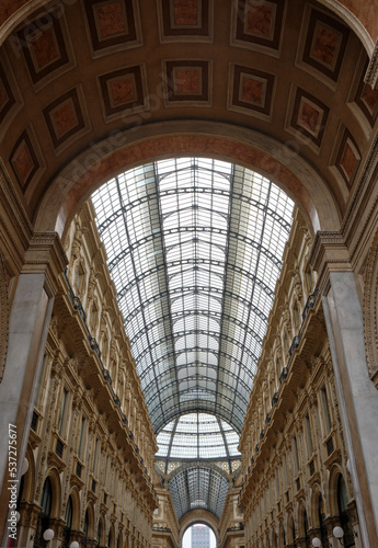 Galleria Vittorio Emanuele II in Milan  Italy is the oldest shopping mall of Milan.