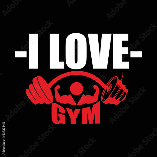 GYM T-shirt design