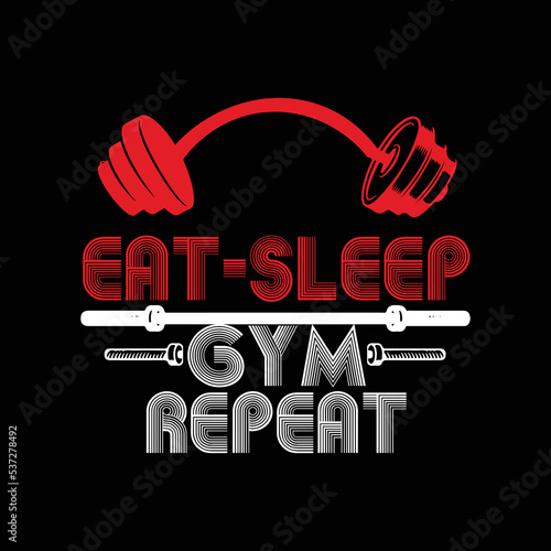 GYM T-shirt design