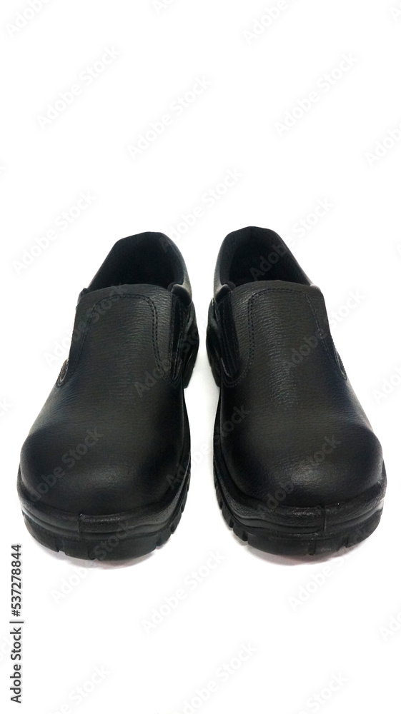 Safety shoes are made of leather to protect the feet of workers from work accidents. Safety footwear is part of safety equipment Safety shoes are made of leather to protect the feet of workers from work accidents. Safety footwear is part of safety equipment