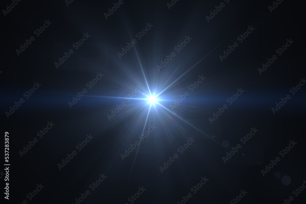 Natural, Sun flare on the black background Natural, Sun flare on the black background