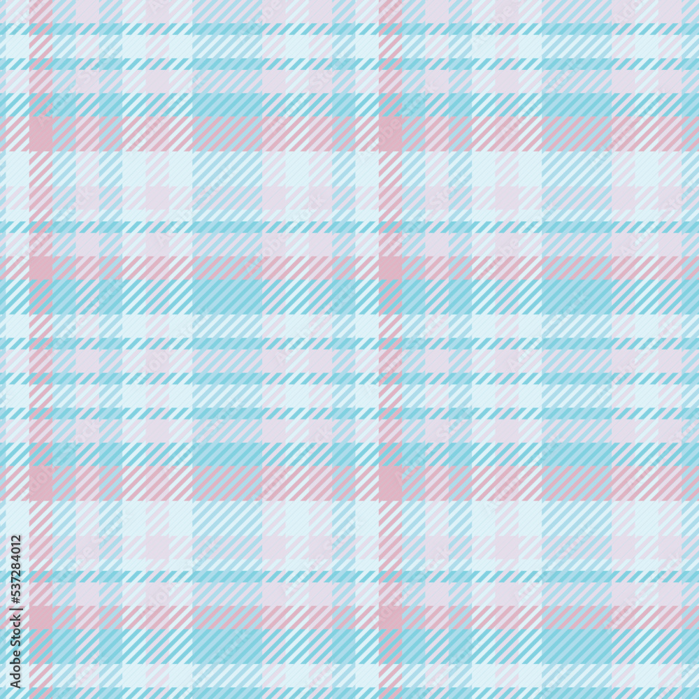 Seamless tartan plaid pattern in Blue and Pink Color. Seamless tartan plaid pattern in Blue and Pink Color.