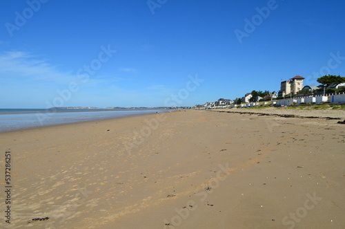 La plage de Jullouville (La Manche - Normandie - France)