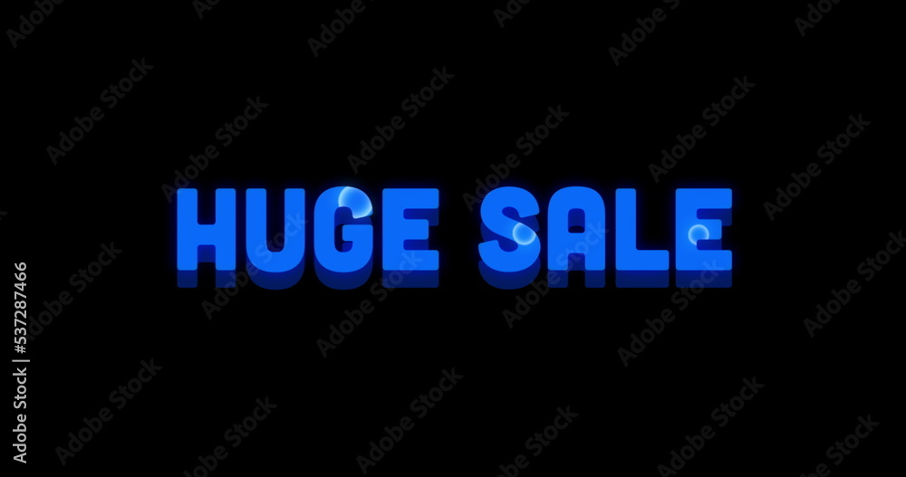 Huge Sale Advertisement with Swirling Paint Design Huge Sale Advertisement with Swirling Paint Design