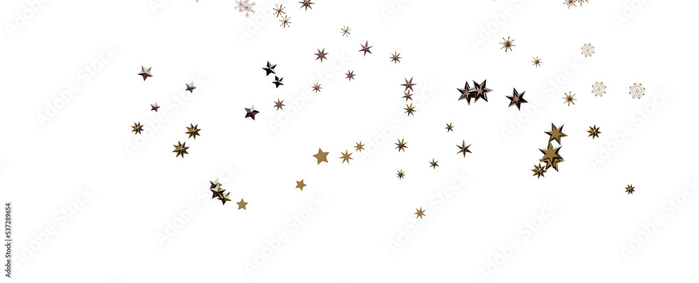 Obraz premium Glossy 3D Christmas star icon. Design element for holidays.