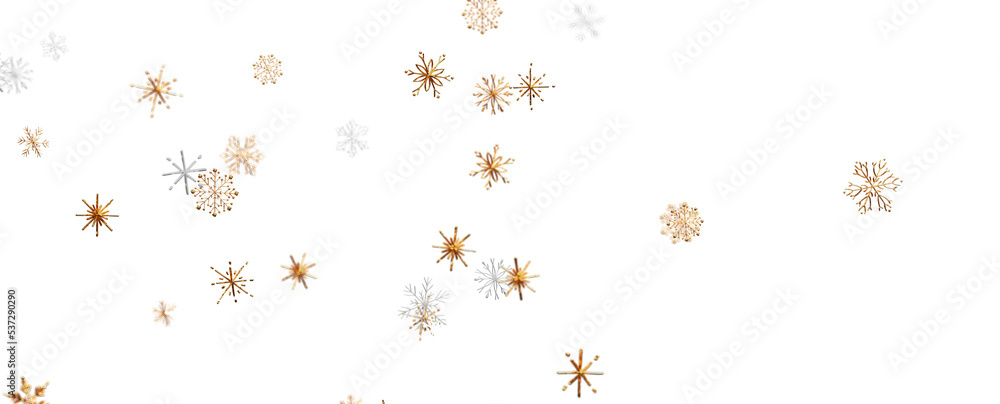 Christmas Card - Snowflakes Of Paper In Frame Christmas Card - Snowflakes Of Paper In Frame